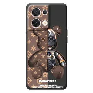 Силіконовий чохол для OPPO Reno 8 5G (Ведметик Луі Віттон)