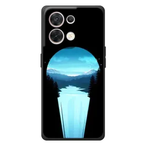 Летний Чехол на OPPO Reno 8 5G (Синий Водопад)