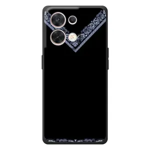 Силиконовый Чехол на OPPO Reno 8 5G (Воротник вышиванки)
