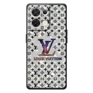 Чохол Стиль Louis Vuitton на OPPO Reno 8 5G (Яскравий LV)