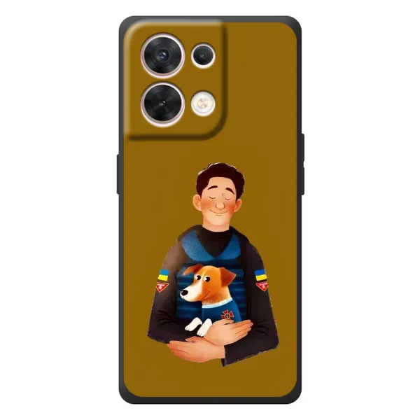 Чехол с рисунком «ЗСУ Патрон» для OPPO Reno 8 5G