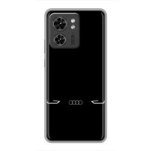 Силиконовый бампер с картинкой машины на OPPO Reno 8 Pro 5G (Силует Audi)