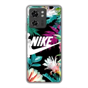 Силиконовый Чехол на OPPO Reno 8 Pro 5G с картинкой Nike (Цветочный Nike)