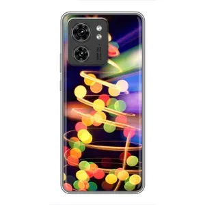 Чехол Новогодняя Елка на OPPO Reno 8 Pro 5G (Гирлянды)