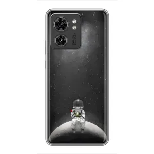Силиконовый Чехол с принтом "Космонавты" на OPPO Reno 8 Pro 5G (Космонавт романтик)