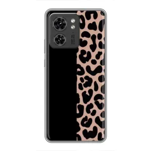 Чехол с леопардовым принтом на OPPO Reno 8 Pro 5G (Леопардовый фон)