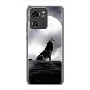 Чехол с Волком на OPPO Reno 8 Pro 5G (Волк и луна)