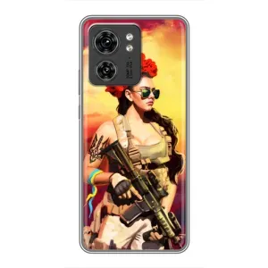 ЗСУ Чехлы (TPU) для OPPO Reno 8 Pro 5G (Женщина солдат)