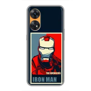 Чохол Супергерой Залізна Людина на Oppo Reno 8T (Art Iron man)