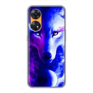 Чехол с Волком на Oppo Reno 8T (Арт-Волк)