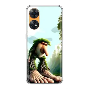 Чехол с мемами тралалело тралала для Oppo Reno 8T (Брр брр патапим)