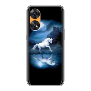 Чехол Unicorn на Oppo Reno 8T (Единорог)
