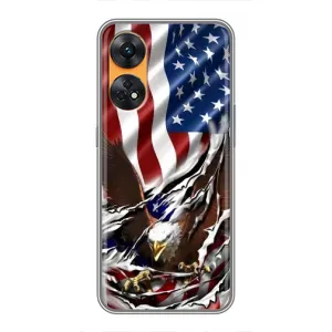 Чохол Прапор USA для Oppo Reno 8T (Прапор USA)
