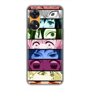 Силіконові чохлі з очіма Anime для Оппо Рено 8Т (Очі Хашира)
