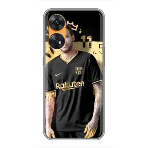 Силиконовый Чехол Oppo Reno 8T (Gold Neymar)