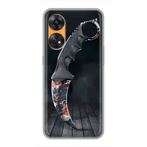 Чохол КІБЕРСПОРТ для Oppo Reno 8T (Кинжал КС ГО)