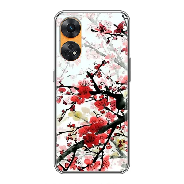 Чехол с рисунком «Красивая Сакура» для OPPO Reno 8T Чехол с рисунком «Красивая Сакура» для OPPO Reno 8T
