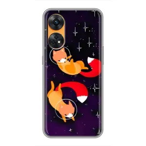 Чехол с Лисичкой для Oppo Reno 8T (Лисы)