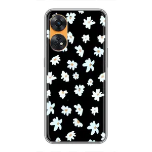 Чохол з ромашками на Oppo Reno 8T (Маленькі ромашки)