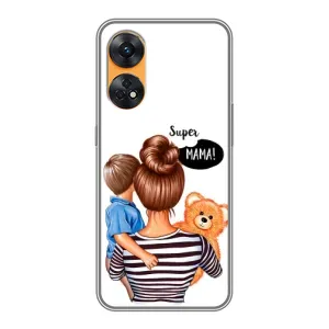 Чехлы для МАМЫ на Oppo Reno 8T (Мама и сын)