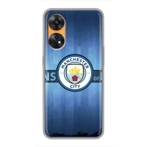 Силиконовые Чехлы принт Футбол на Oppo Reno 8T (ManCity)