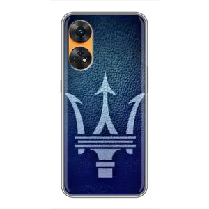 Чехлы с тематикой "Крутые машины" на Oppo Reno 8T (Лого Maserati)