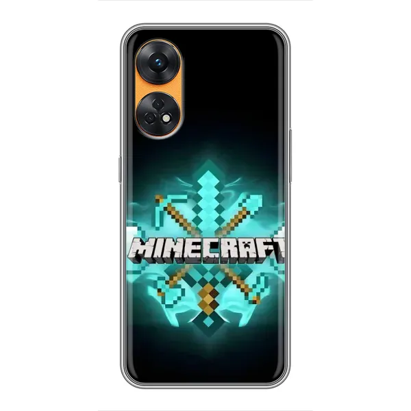 Чехол с рисунком «MineCraft 2» для OPPO Reno 8T