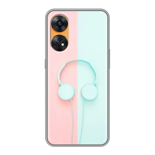 Чехол с рисунком «Наушники» для OPPO Reno 8T Чехол с рисунком «Наушники» для OPPO Reno 8T