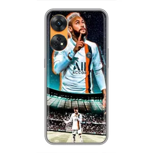 Силиконовый Чехол Oppo Reno 8T (Неймар ПСЖ)