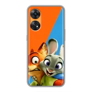 Чехлы ЗВЕРОПОЛИС для Oppo Reno 8T (Ник и Хопс)