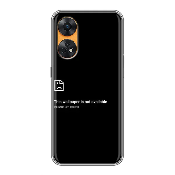 Чехол с рисунком «Ошибка» для OPPO Reno 8T Чехол с рисунком «Ошибка» для OPPO Reno 8T