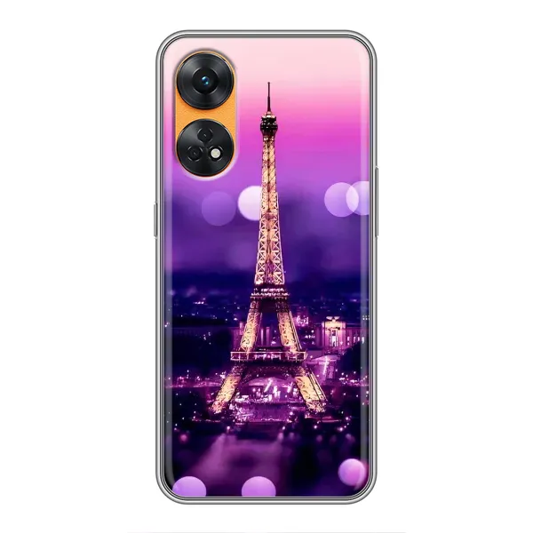 Чехол с рисунком «Париж башня» для OPPO Reno 8T Чехол с рисунком «Париж башня» для OPPO Reno 8T