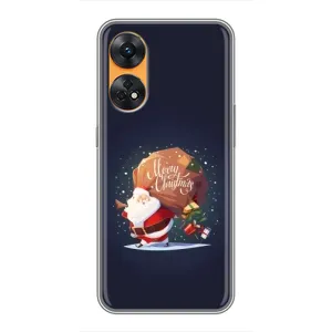 Чохол Санта Клаус для Oppo Reno 8T (Подарунки від Санти)