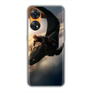 Чехол дракон Беззубик для Oppo Reno 8T (Полет Беззубика)