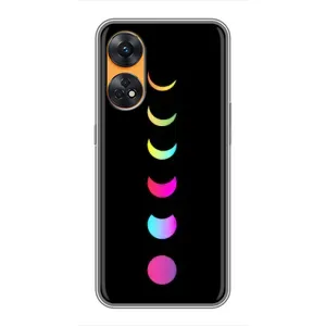 Чохол (ТПУ) з планетами на Oppo Reno 8T (Повнолуння)