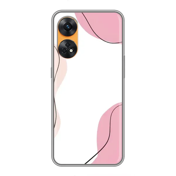 Чехол с рисунком «Розовый фон» для OPPO Reno 8T Чехол с рисунком «Розовый фон» для OPPO Reno 8T