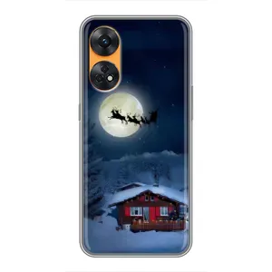 Чохол Санта Клаус для Oppo Reno 8T (Санта)