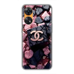 Чохол (Dior, Prada, YSL, Chanel) для Oppo Reno 8T (Шанель)