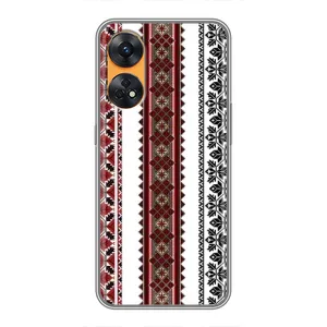 Силиконовый Чехол на Oppo Reno 8T с картинкой Вышиванки (Вышиваночки)