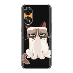 Чехол на тематику: Коты для OPPO Reno 8T (Взгляд кота)