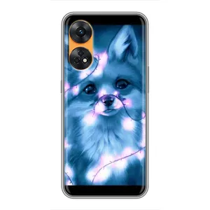 Чехол с Лисичкой для Oppo Reno 8T (Яркая Лиса)