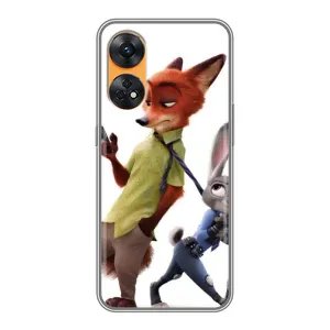 Чехлы ЗВЕРОПОЛИС для Oppo Reno 8T (Зверополис герои)