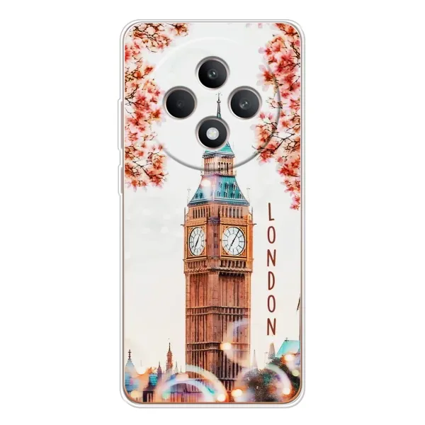 Чехол с рисунком «Часы Лондон» для OPPO Reno12 F Чехол с рисунком «Часы Лондон» для OPPO Reno12 F
