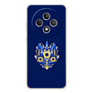 Чехол Укр Символика для OPPO Reno12 F (Цветущий Герб)