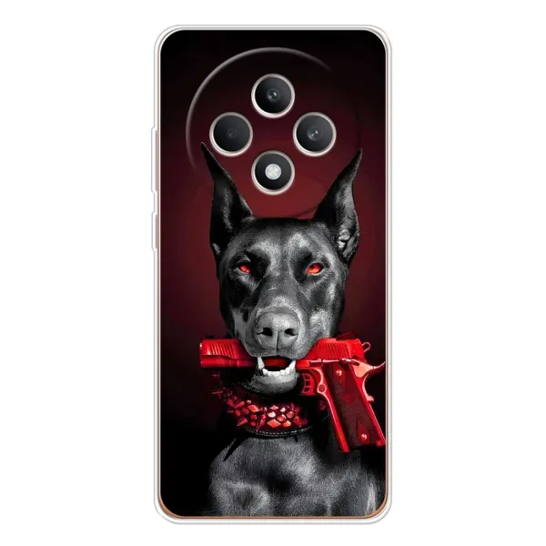 Чехол с рисунком «Доберман злой» для OPPO Reno12 F Чехол с рисунком «Доберман злой» для OPPO Reno12 F