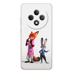 Силиконовый чехол с принтом Зоотрополіс для OPPO Reno12 F (Джуди и Ник)