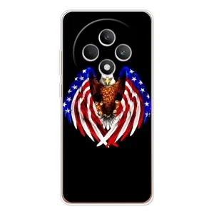 Чохол Прапор USA для OPPO Reno12 F (Крила США)