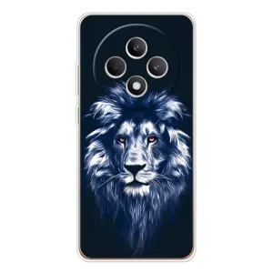 Чехол с картинкой на OPPO Reno12 F (Лев - синий)