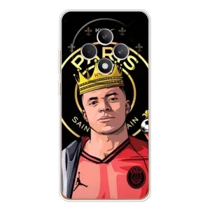 Чехол (TPU) с Футболистом на OPPO Reno12 F (Mbappe King)