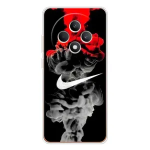 Силиконовый Чехол на OPPO Reno12 F с картинкой Nike (Nike дым)